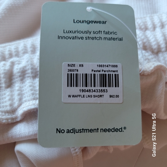 Tommy John Women's Drawstring Lounge Shorts Color Pastel Parchment Size XS NWT - Picture 5 of 10